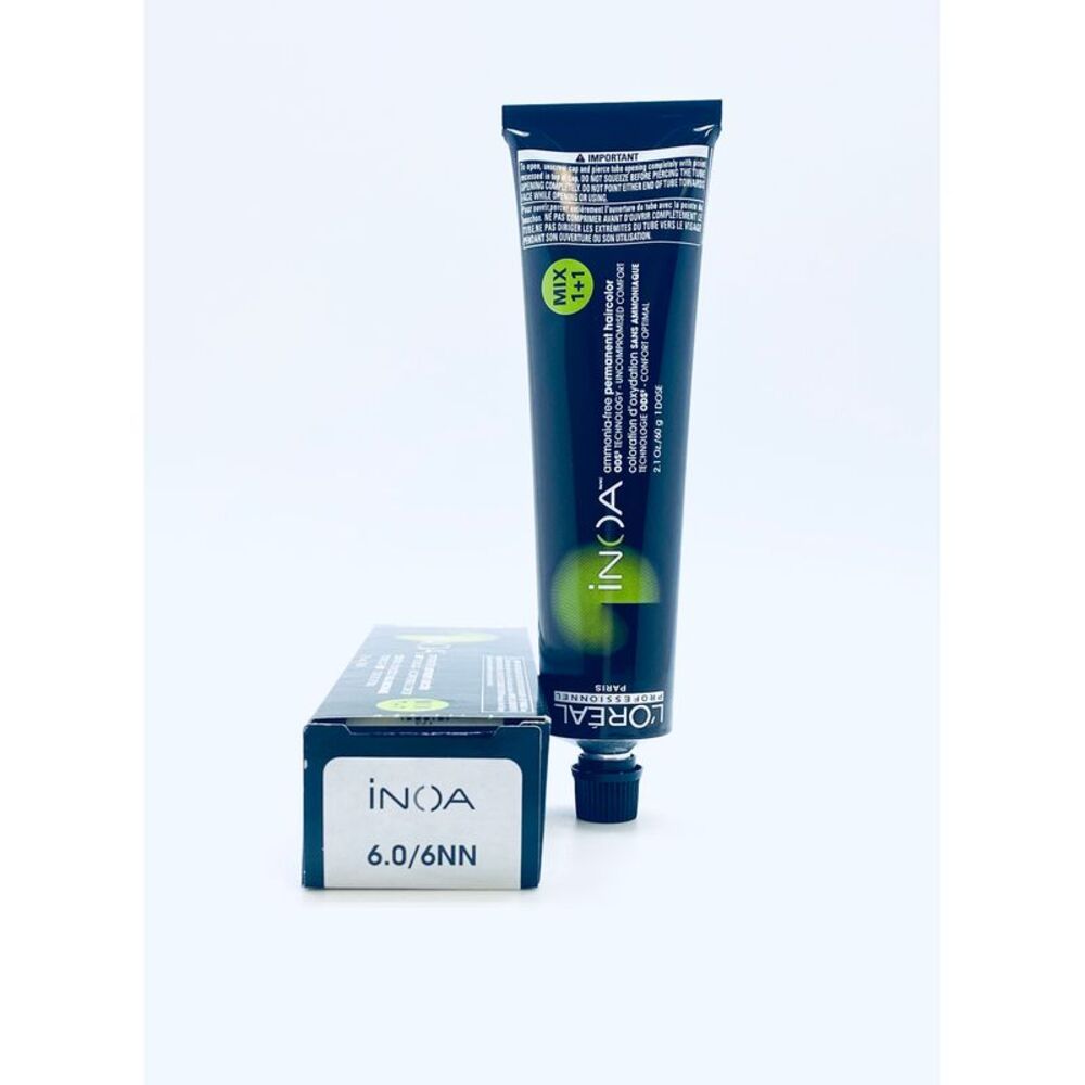Loreal Inoa Ammonia Free Permanent Hair Color 6.0/6nn 2.1 oz
